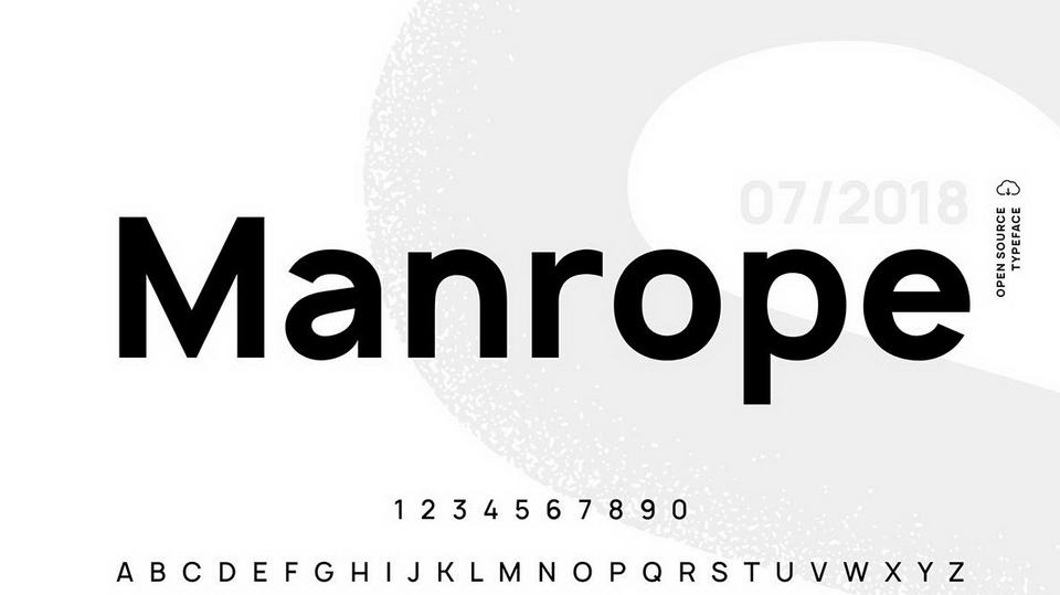 Manrope Typeface