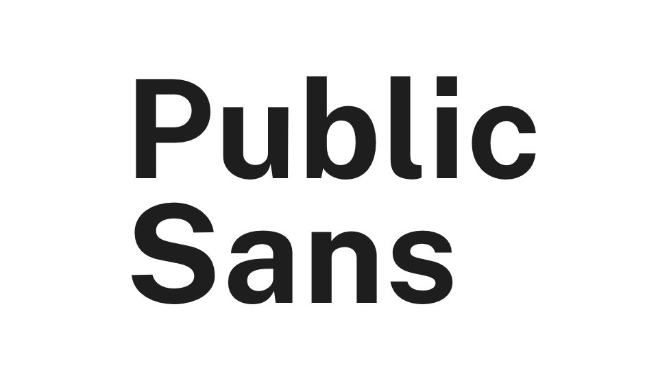 Public Sans Typeface