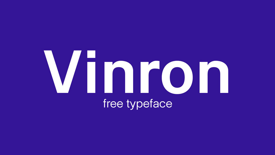 Vinron Typeface